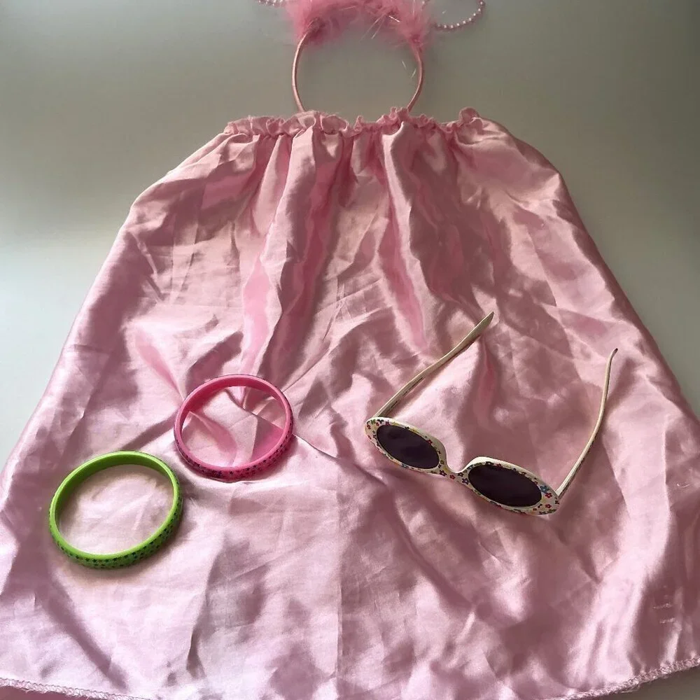 PINK DRESS UP BUNDLE COSTUME COSPLAY EUC